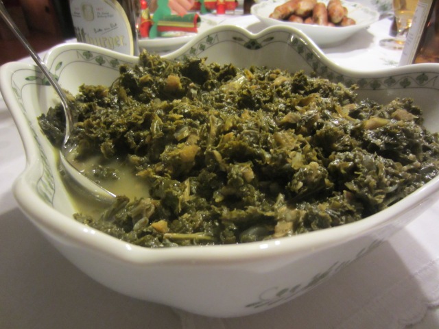Gruenkohl: "Green cabbage"